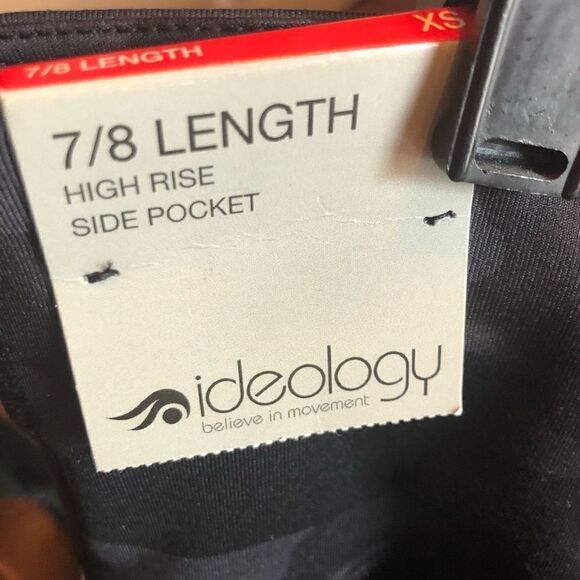 IDEOLOGY - L Sz XS Compression Active 7/8 Ankle Leggings in Camo Black. NWT! - Picture 7 of 14